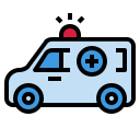 external ambulance-medical-ddara-lineal-color-ddara icon