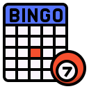 external bingo-gaming-gambling-ddara-lineal-color-ddara icon