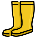 external boots-garden-and-farm-ddara-lineal-color-ddara icon