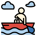 external canoe-summer-ddara-lineal-color-ddara icon