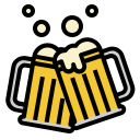 external cheers-beer-ddara-lineal-color-ddara icon