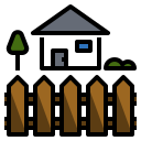 external fence-real-estate-ddara-lineal-color-ddara icon