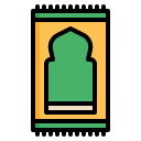 external prayer-mat-mat-islam-muslim-islam-ddara-lineal-color-ddara icon