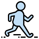 external running-health-ddara-lineal-color-ddara icon