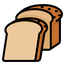 external sandwich-loaf-bread-ddara-lineal-color-ddara icon