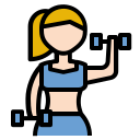 external woman-health-ddara-lineal-color-ddara icon