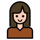 external woman-user-avatar-ddara-lineal-color-ddara-4 icon