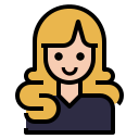 external woman-user-avatar-ddara-lineal-color-ddara icon