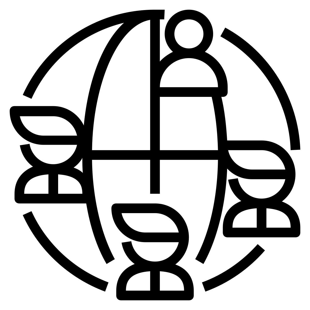 사업 연결 icon