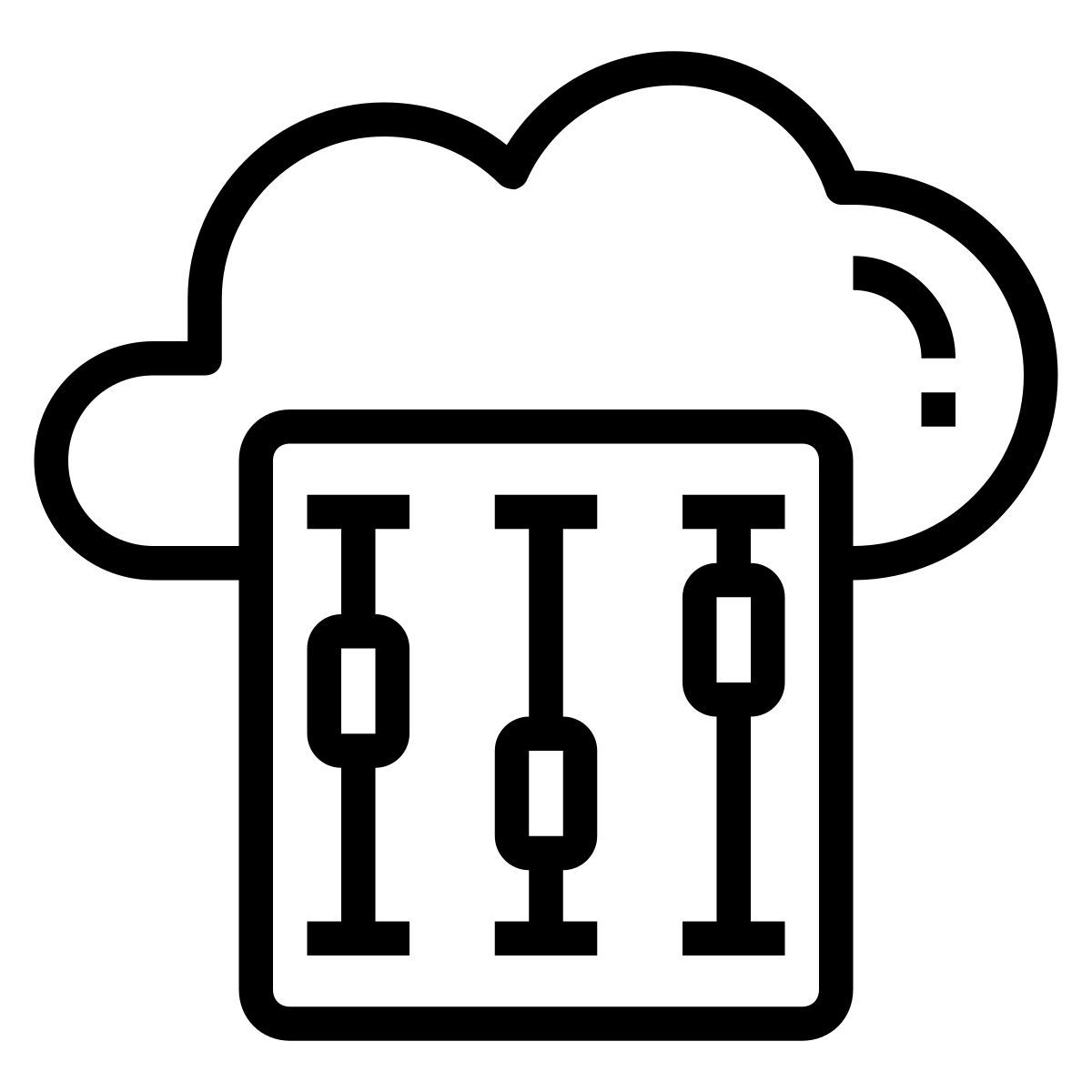cloud setting icon