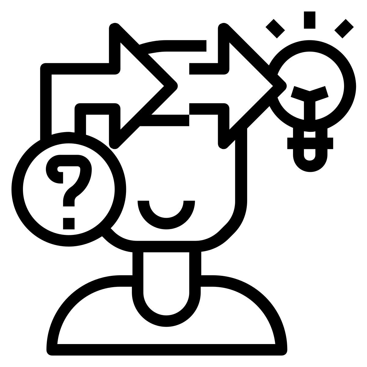 critical thinking icon