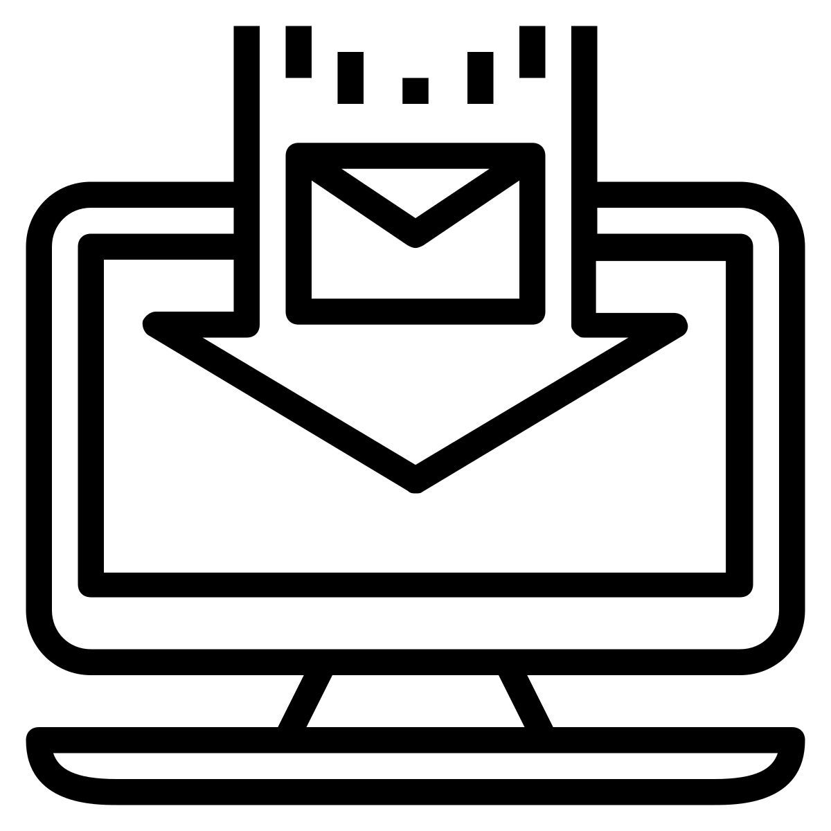 mail-inbox-business-connection icon