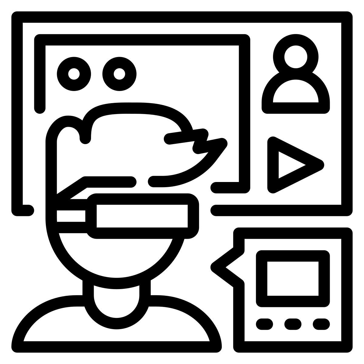 simulation icon
