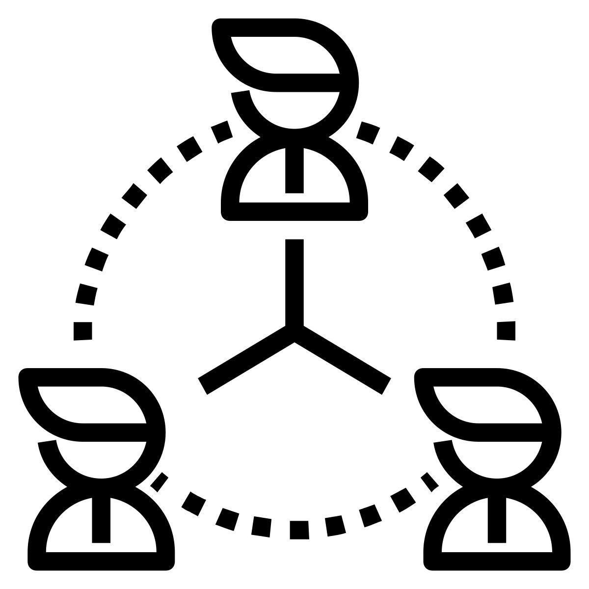 teamwork team collaboration relationship connection business icon