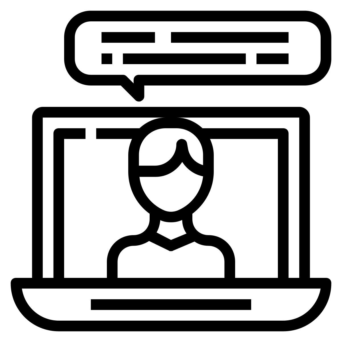 teleconference business connection network meeting education icon