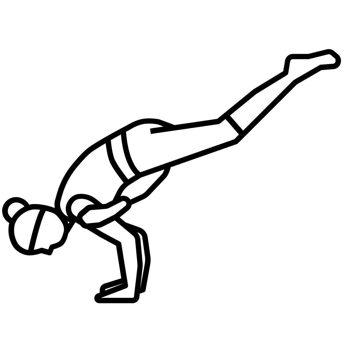 yoga pose icon