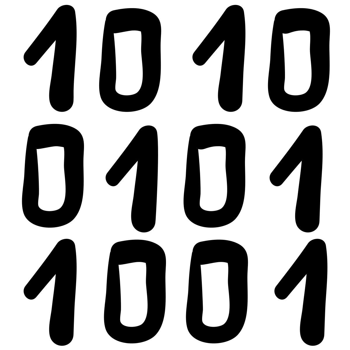 binary code icon