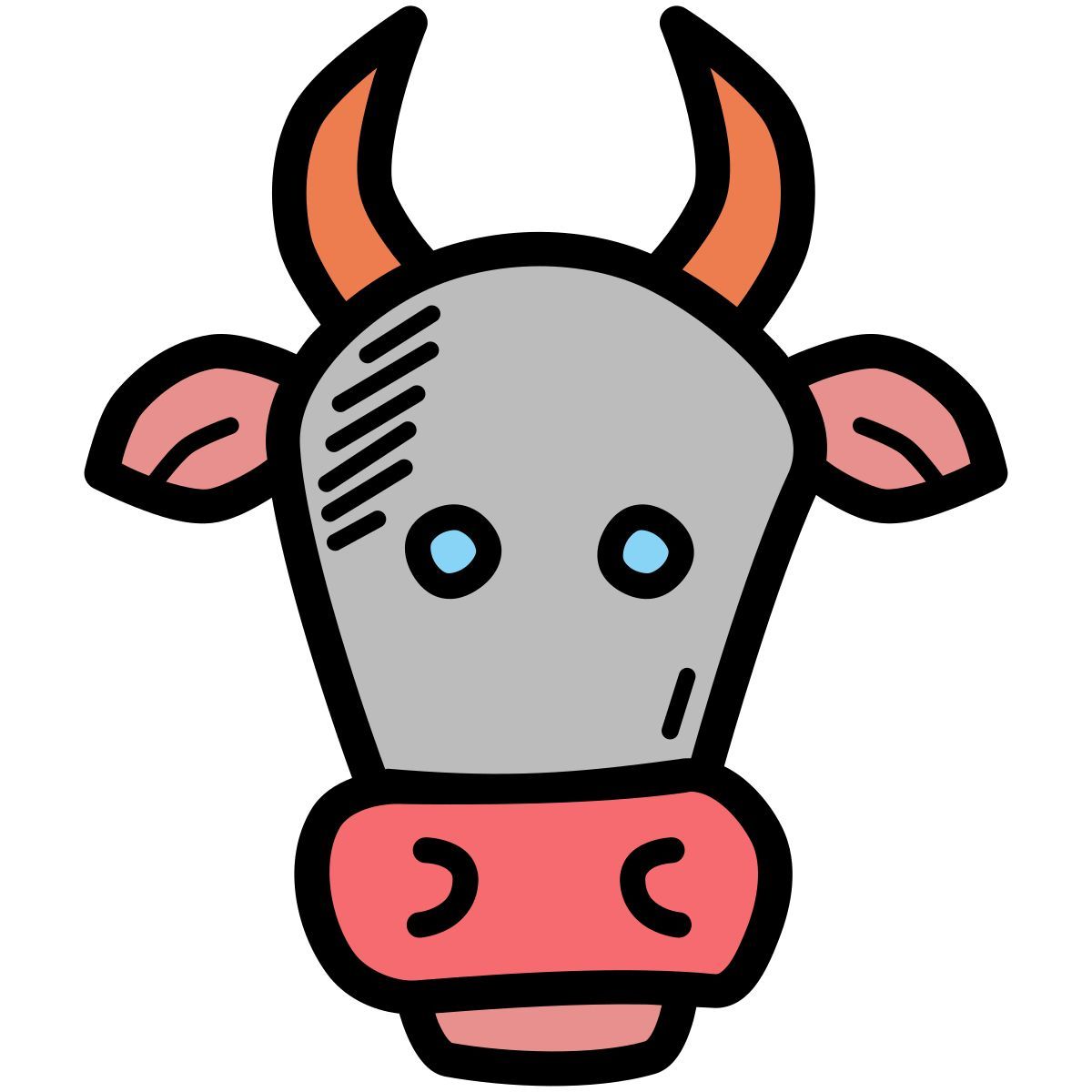 external animal chinese zodiac doodles chroma amoghdesign 4 icon