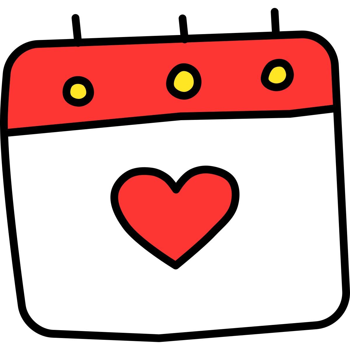 external calendar valentines doodles doodles chroma amoghdesign icon