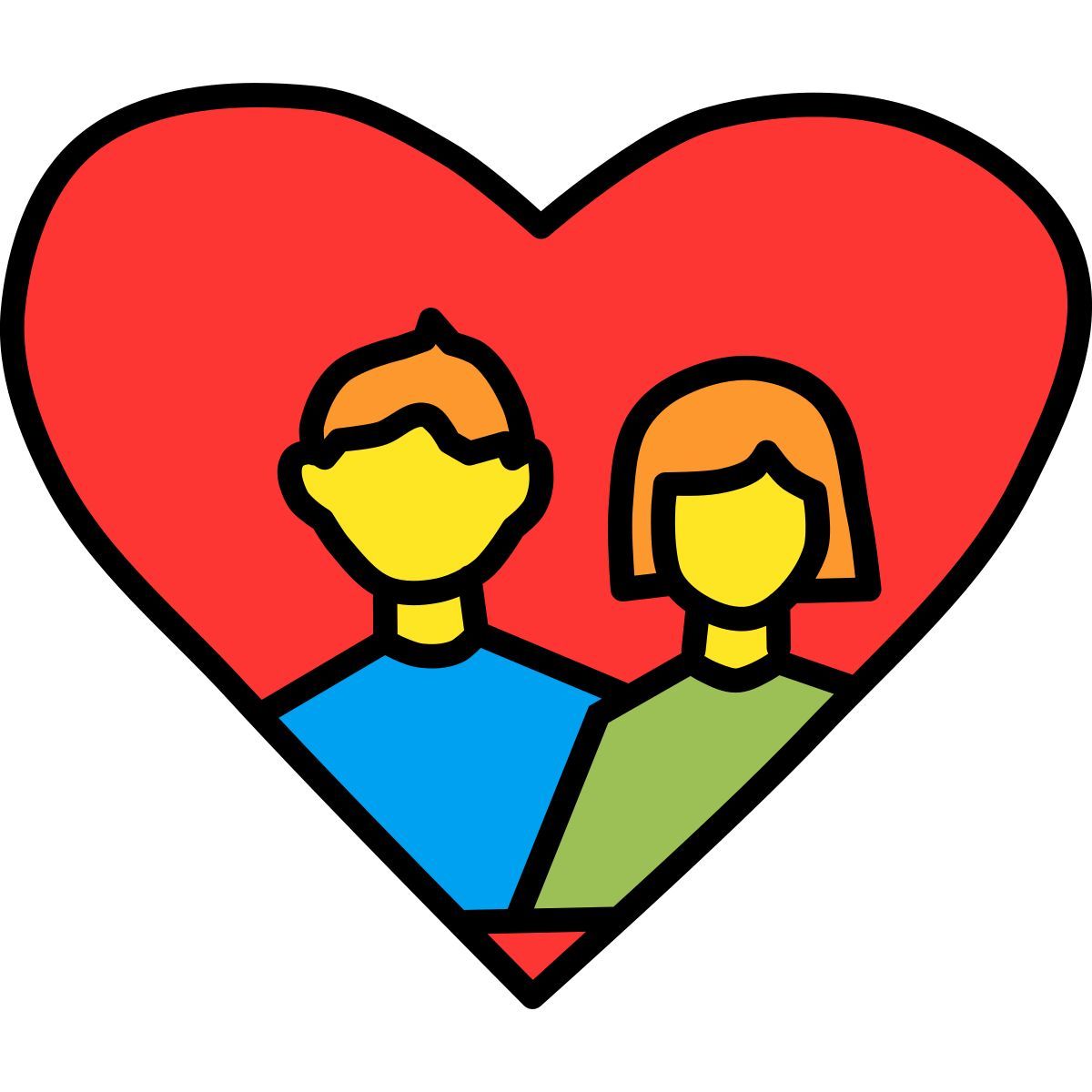external couple valentines doodles doodles chroma amoghdesign icon