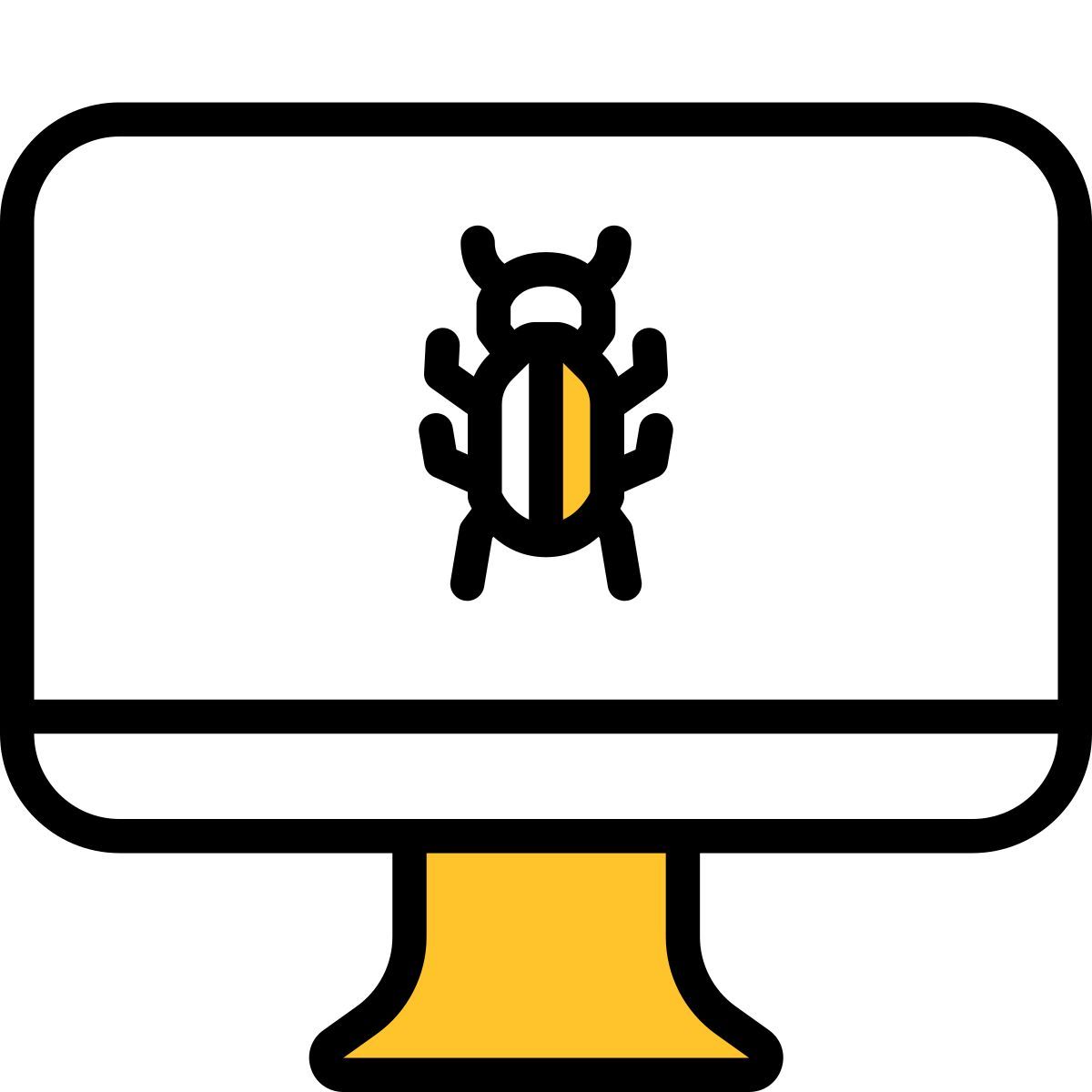 computer bug icon