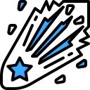 external shooting-star-weather-dreamcreateicons-fill-lineal-dreamcreateicons icon