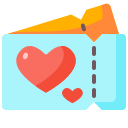 external coupon-love-dreamcreateicons-flat-dreamcreateicons icon