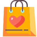 external shopping-bag-love-dreamcreateicons-flat-dreamcreateicons icon