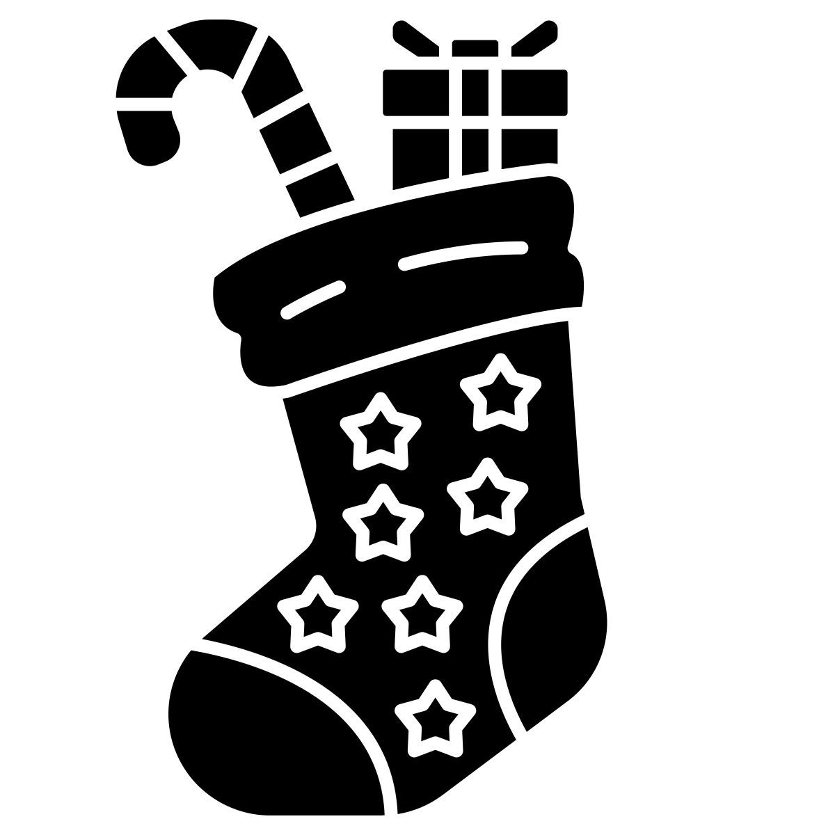 christmas sock icon
