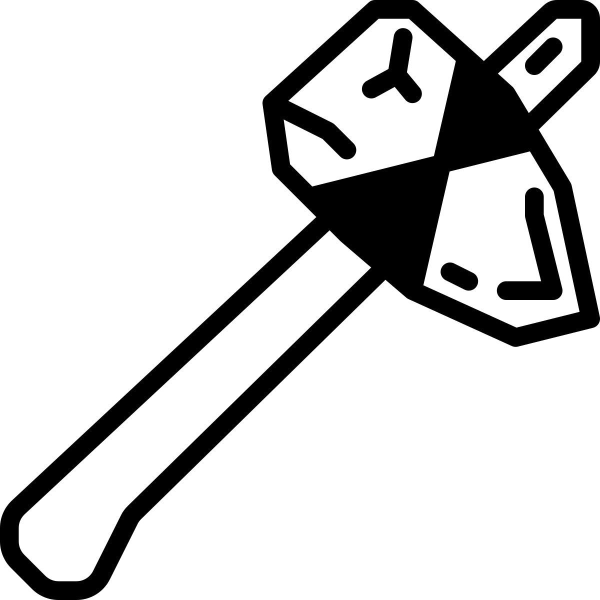 stone axe icon
