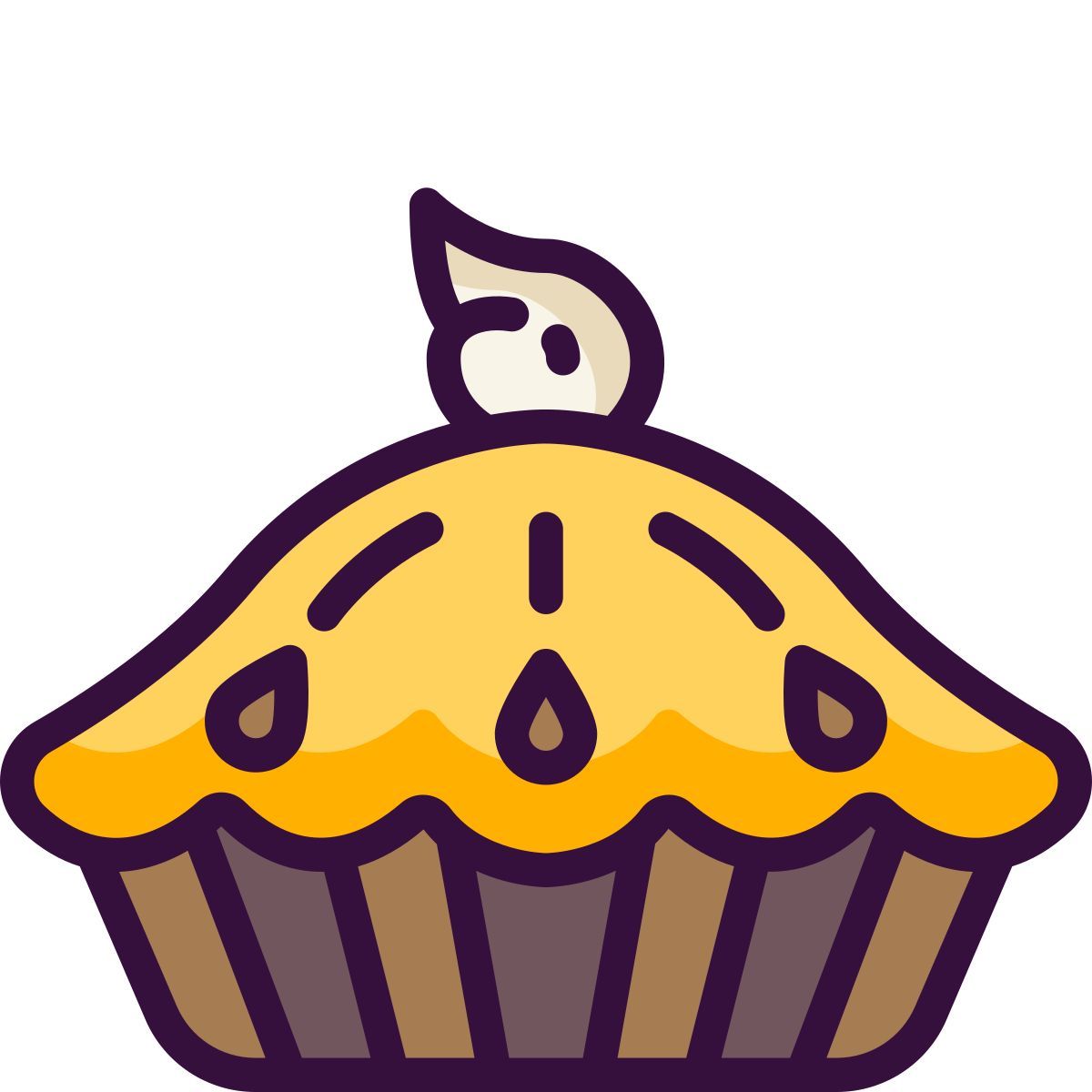 apple pie icon