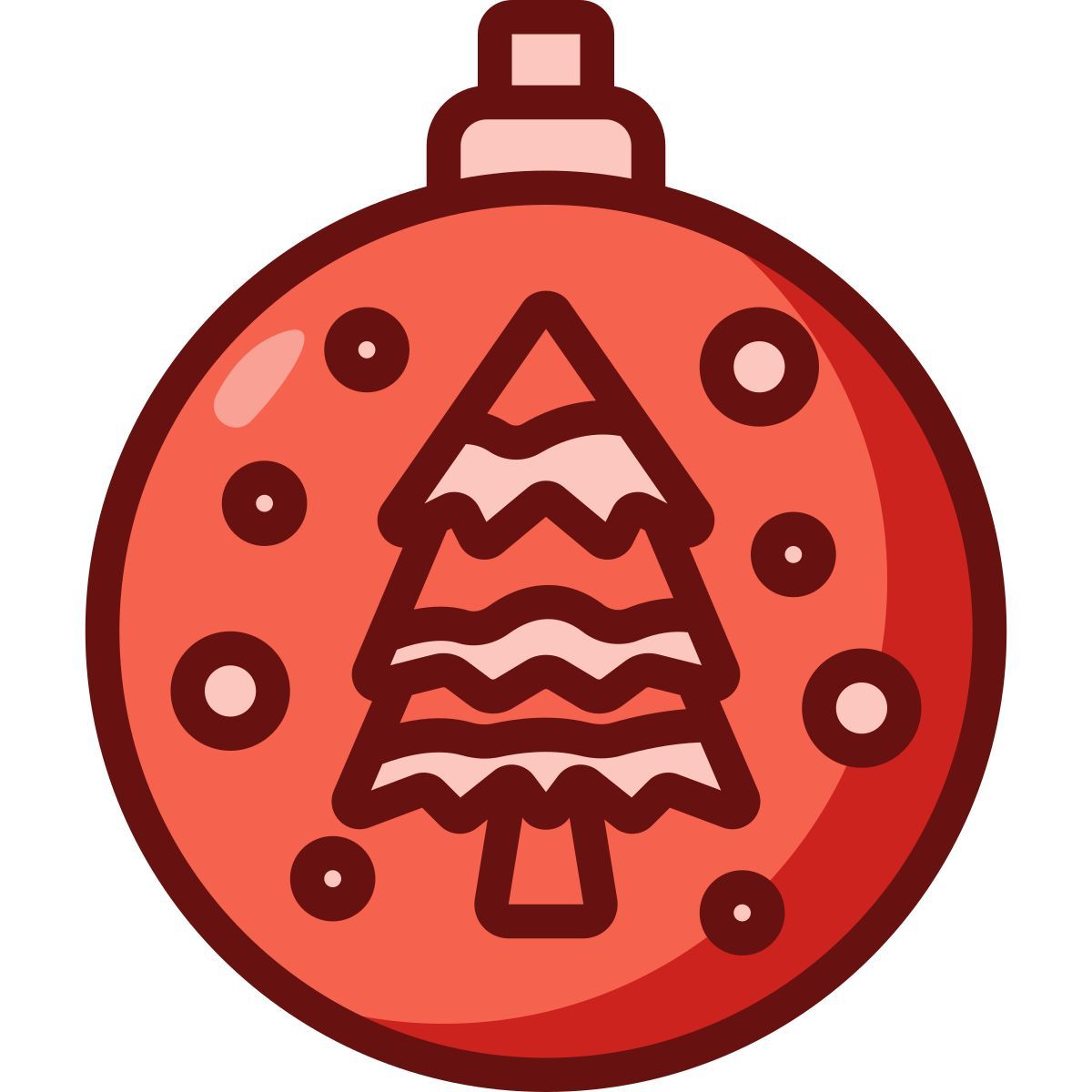 external christmas ball christmas dreamcreateicons outline color dreamcreateicons 2 icon