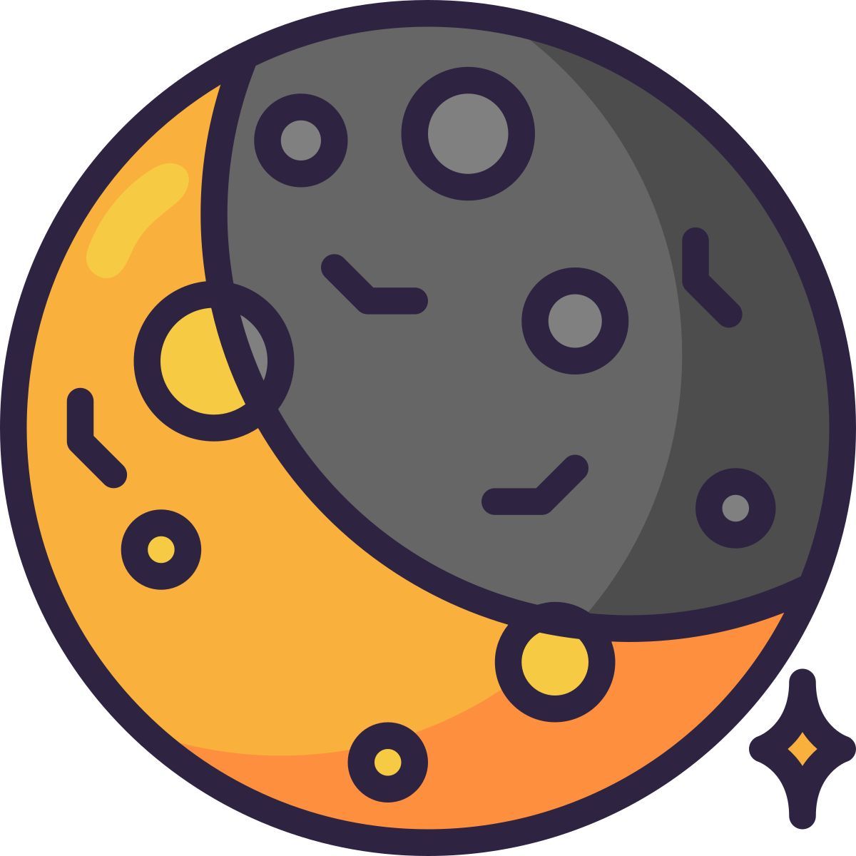 crescent moon icon
