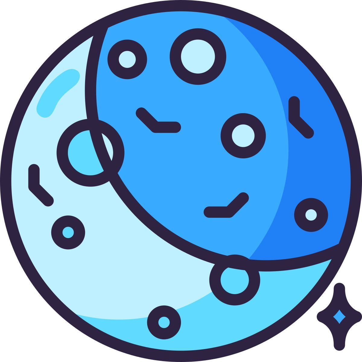 luna crescente icon