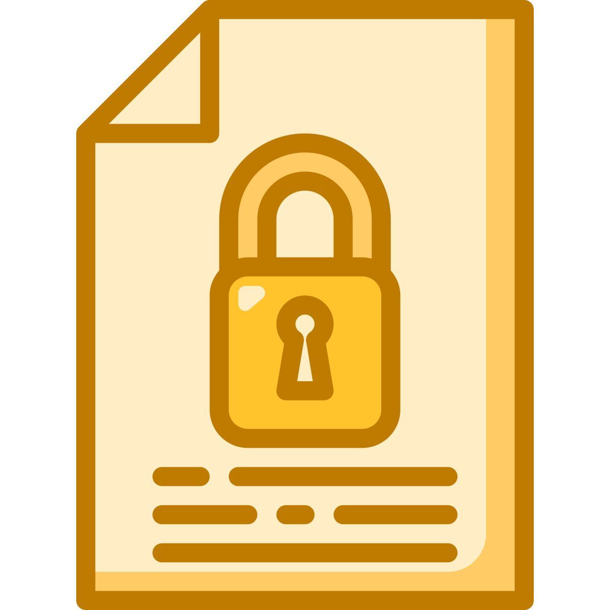Secured Document icon