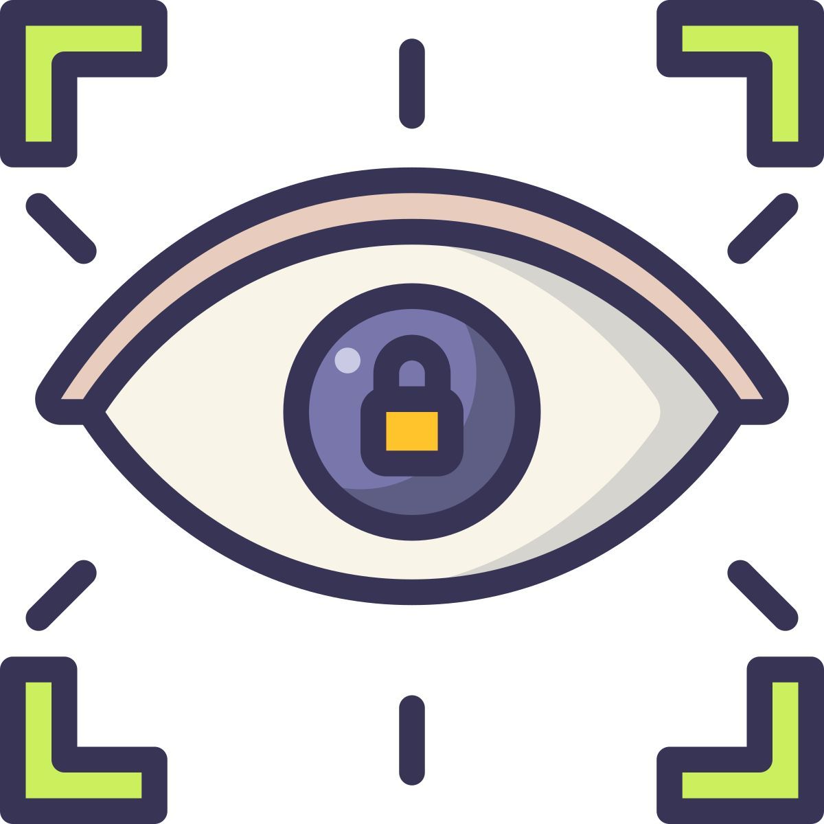 eye recognition icon