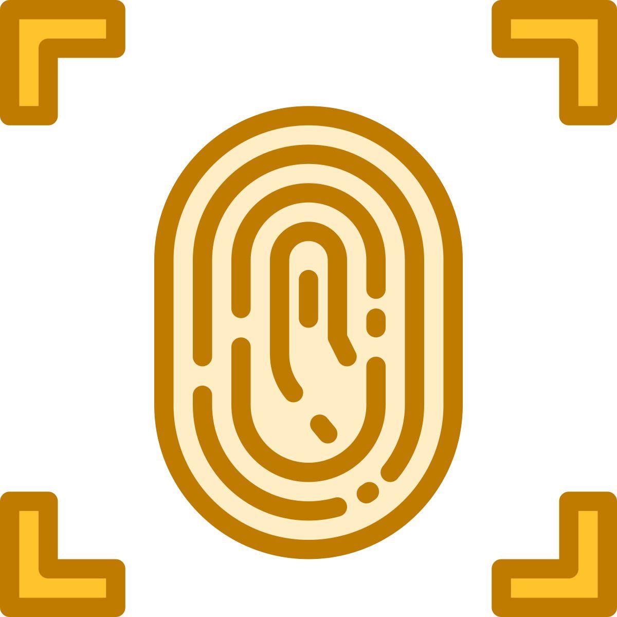 fingerprint scan icon