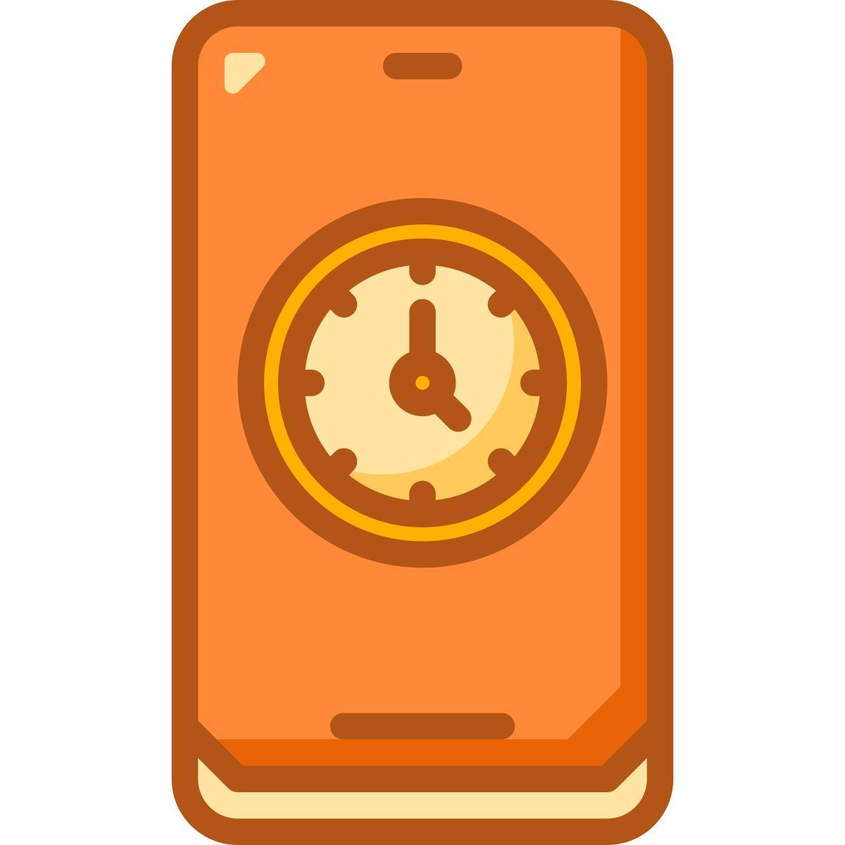 externo celular hora e data dreamcreateicons outline color dreamcreateicons icon