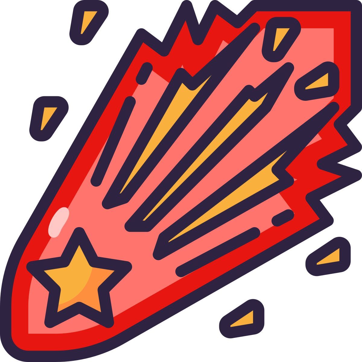 shooting star icon