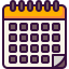 external calendar-time-and-date-dreamcreateicons-outline-color-dreamcreateicons-8 icon
