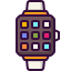 external smartwatch-time-and-date-dreamcreateicons-outline-color-dreamcreateicons-5 icon