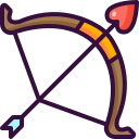 external bow-love-dreamcreateicons-outline-color-dreamcreateicons icon