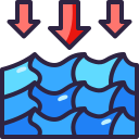 external low-tide-weather-dreamcreateicons-outline-color-dreamcreateicons-2 icon