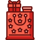 external shopping-bag-christmas-dreamcreateicons-outline-color-dreamcreateicons-2 icon