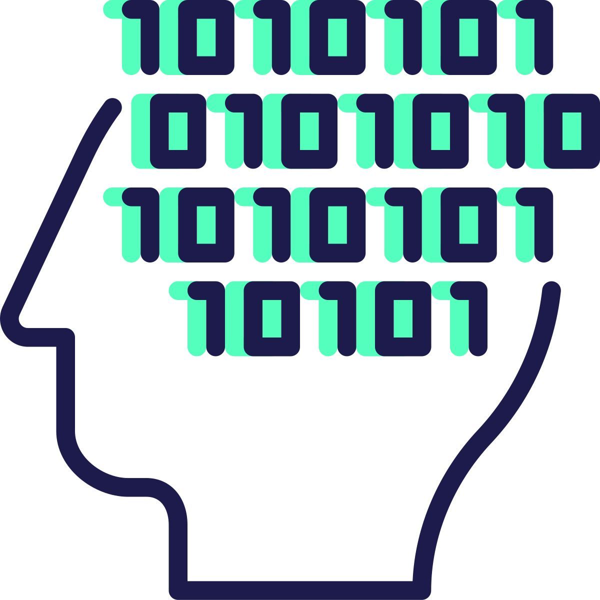 binary code icon
