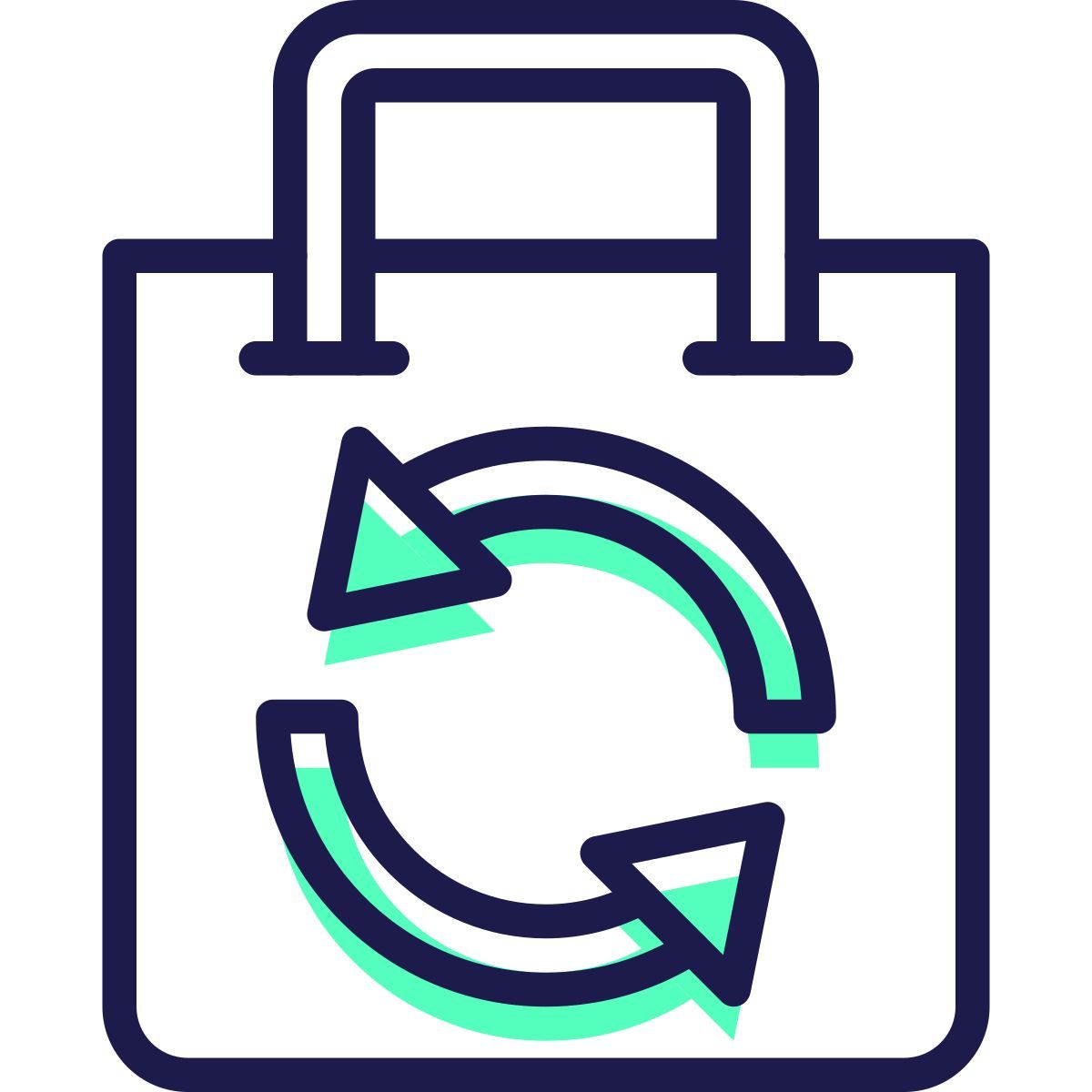 bolsa reciclada icon