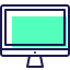 external monitor-technology-dreamstale-green-shadow-dreamstale icon