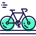 external bicycle-fitness-dreamstale-green-shadow-dreamstale icon
