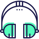 external headphones-photo-sound-dreamstale-green-shadow-dreamstale icon