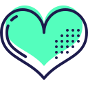 external heart-celebration-dreamstale-green-shadow-dreamstale icon